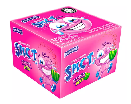 Bomba Splot Sandia Acida x 50 UND